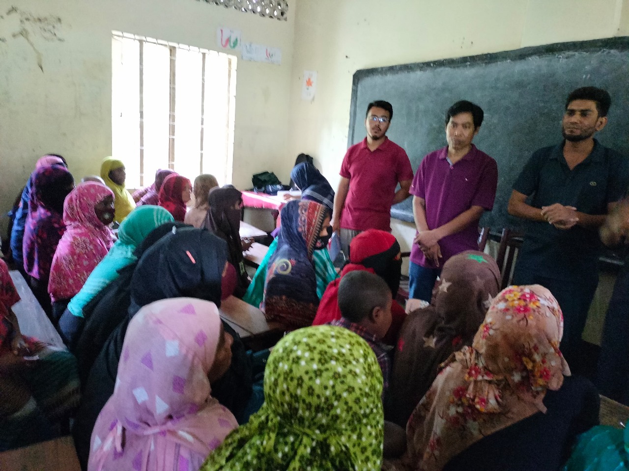 Community consultation meeting at 4 No. ward of Shaheberhat Union, Chattogram